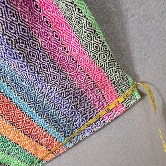 Molina Hoodie Mens M 38/40 Pullover Mexi Baja Beach Blanket Striped Multi Unisex - Picture 13 of 16